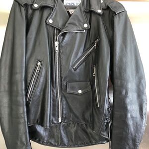 Genuine Leather Motorcycle Jacket